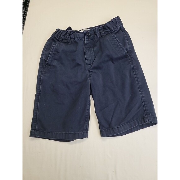 Children's Place Boys Size 7 Navy Blue Uniform‎ Shorts Adjustable Waist School - Picture 1 of 5